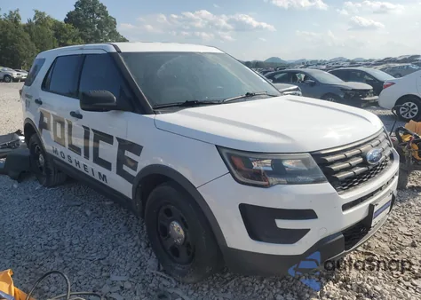 2018 Ford Explorer Police Interceptor from USA, damaged, VIN 1FM5K8AR6JGC43327